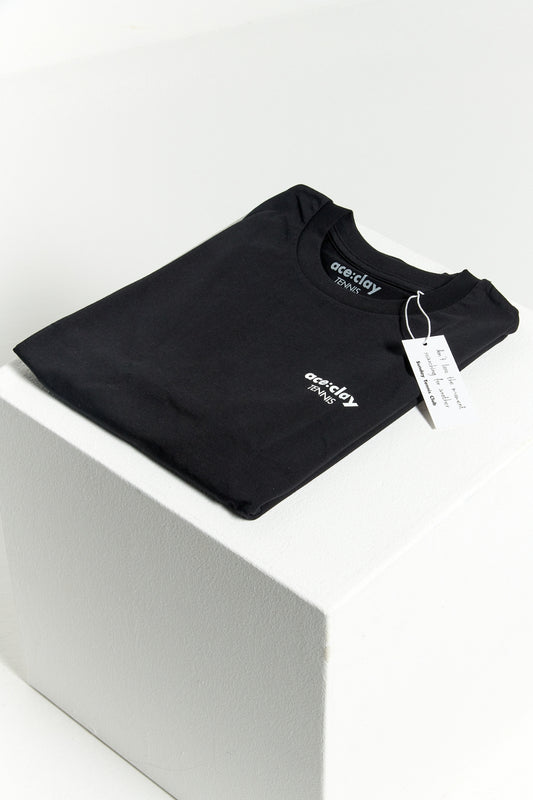 Sunday Tennis Club Tee Shirt Black