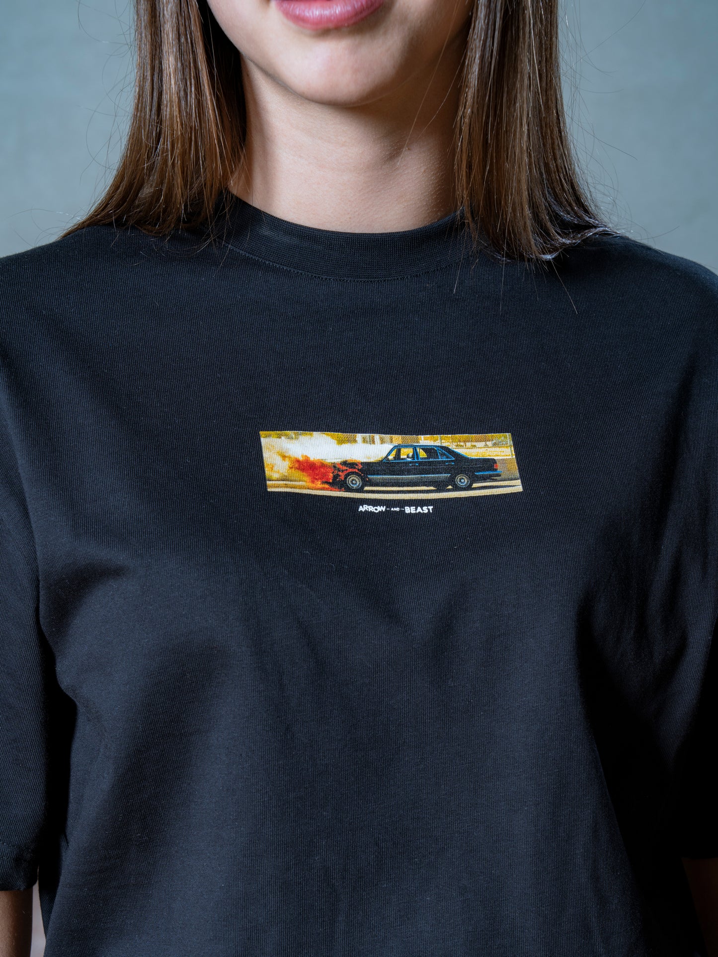 Arrow & Beast Auto Inferno T-Shirt Black