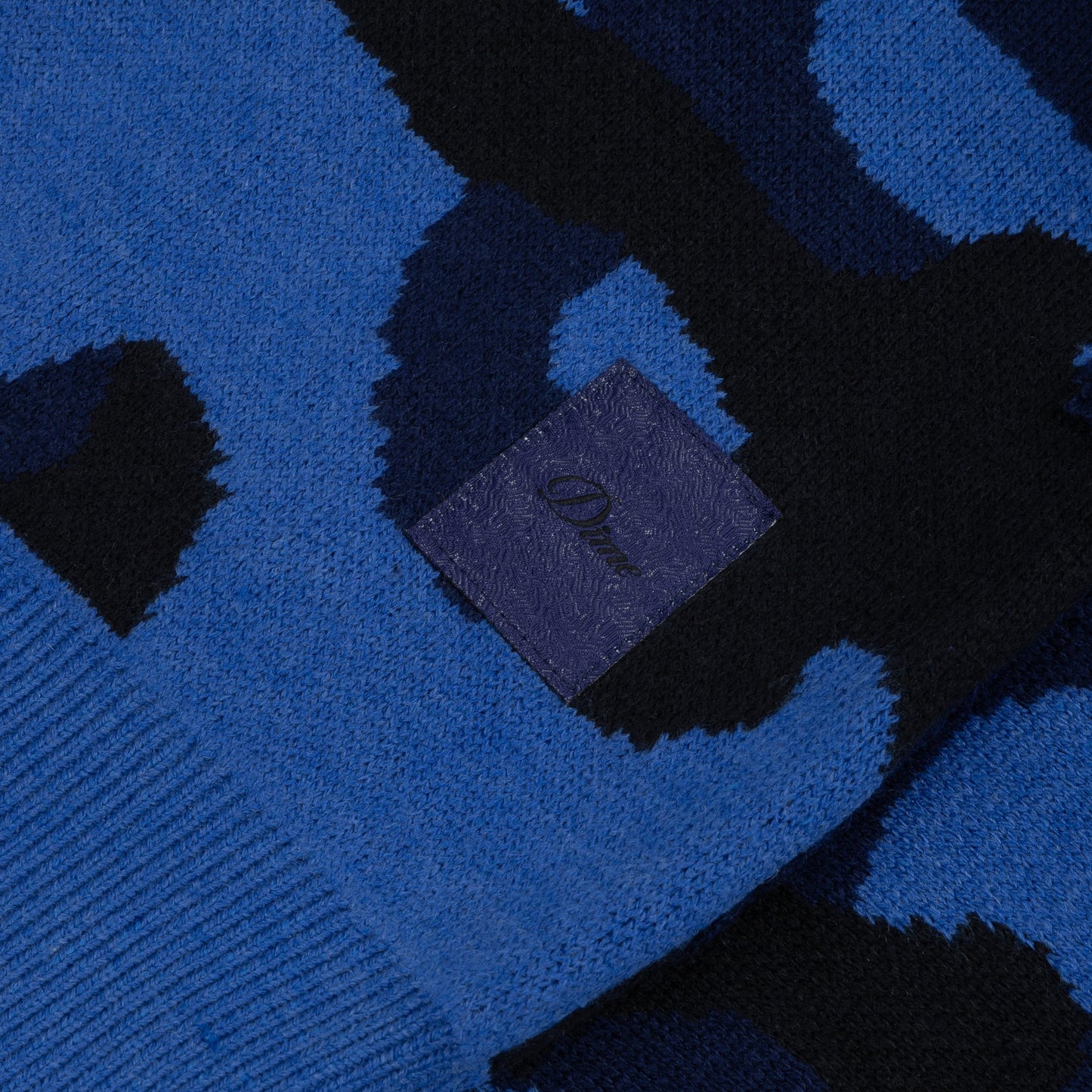 Dime MTL Camo Chenille Knit Marine