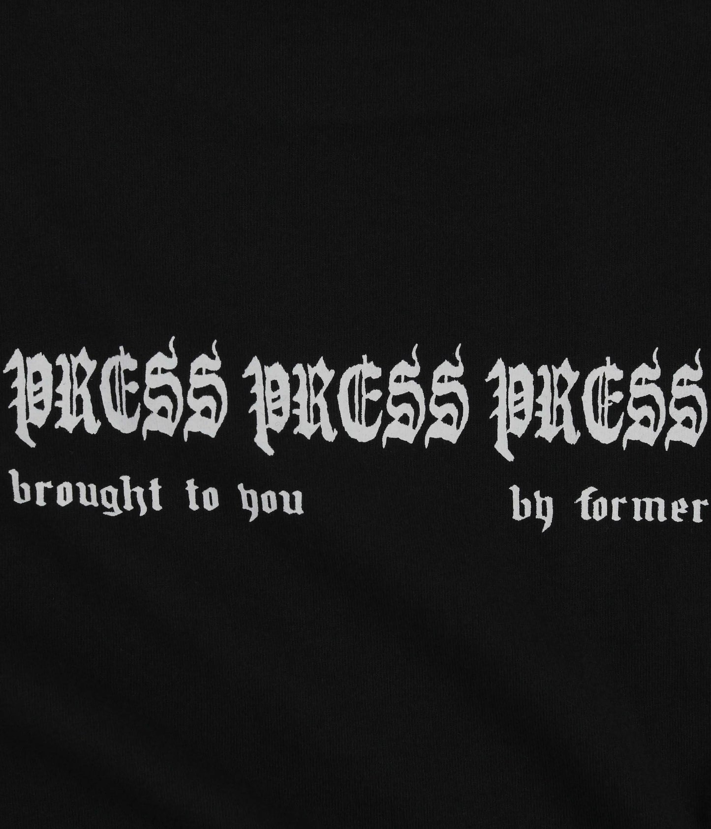 Former Merchandise Press Tee Black - ARROW & BEAST