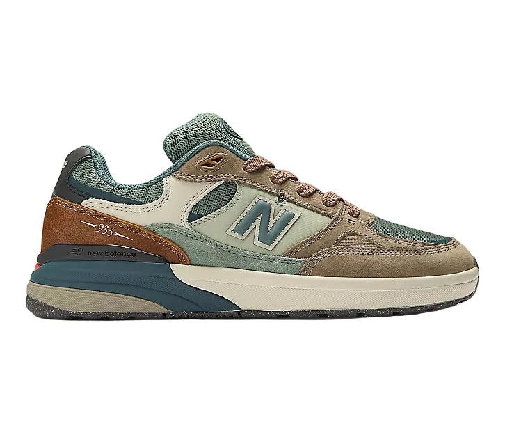 New Balance Numeric NM933ORI Shoes Mushroom New Spruce
