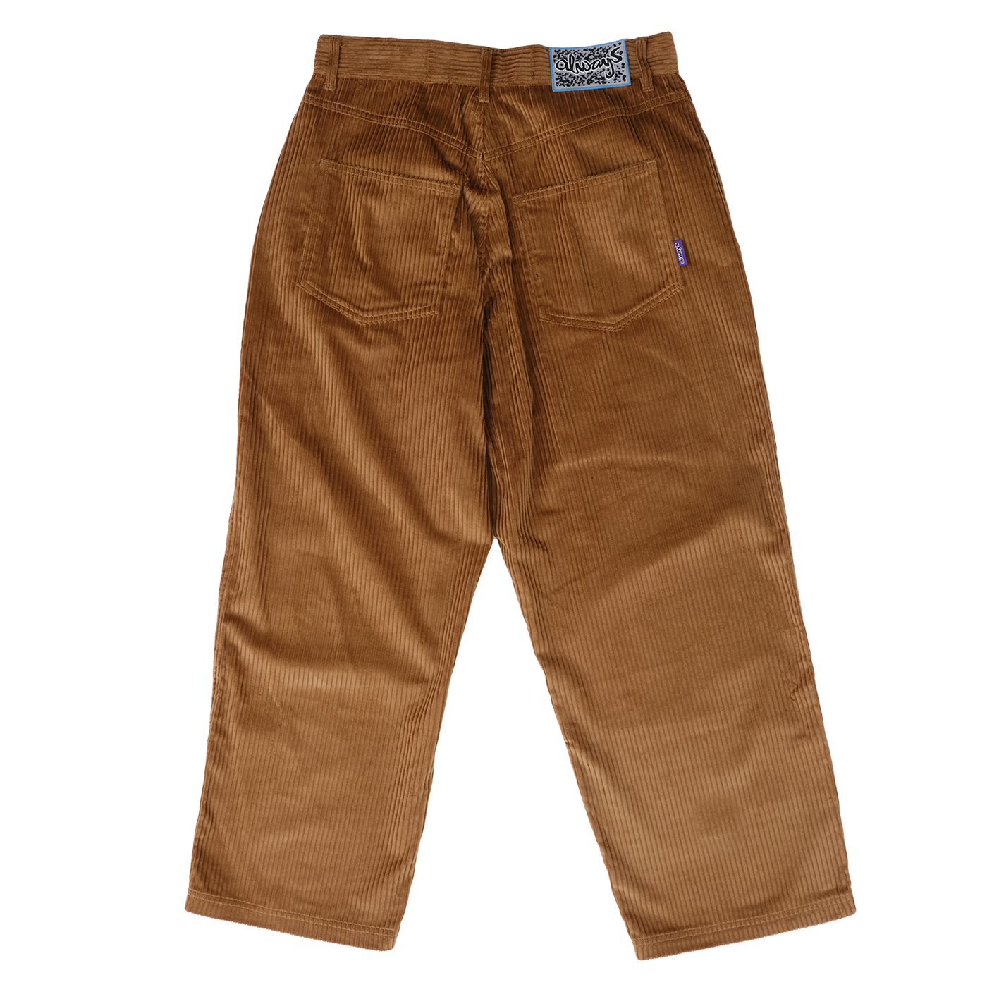 Always @ Range 5 Relaxed Thick Corduroy Pants Brown