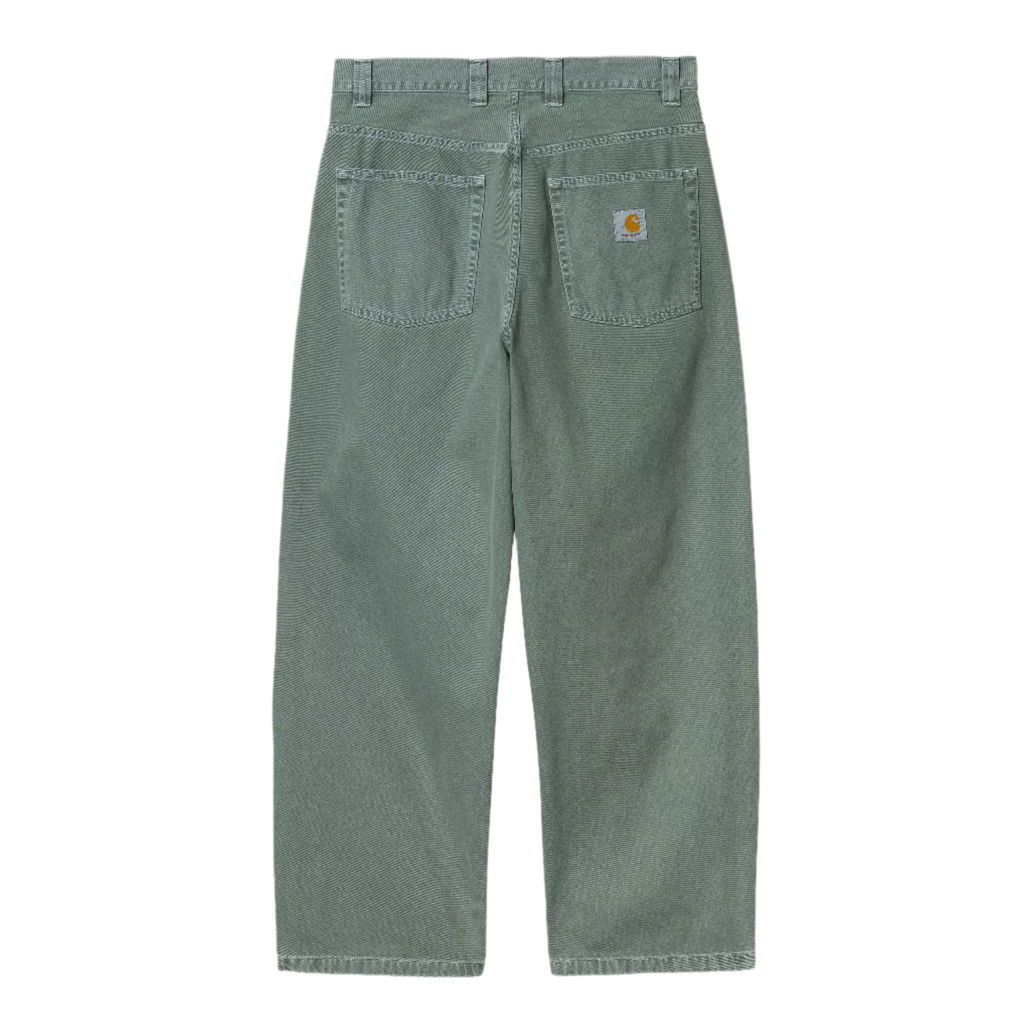 Carhartt WIP Brandon Pant Cotton Clark Twill Silver Pine stone dyed - ARROW & BEAST