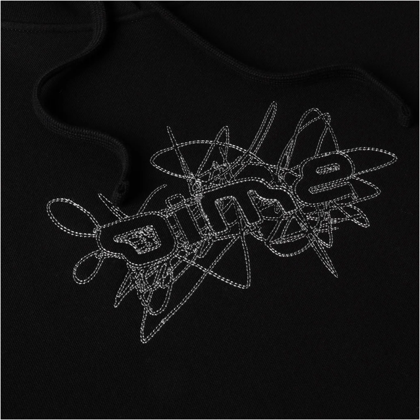Dime MTL Glyph Hoodie Black