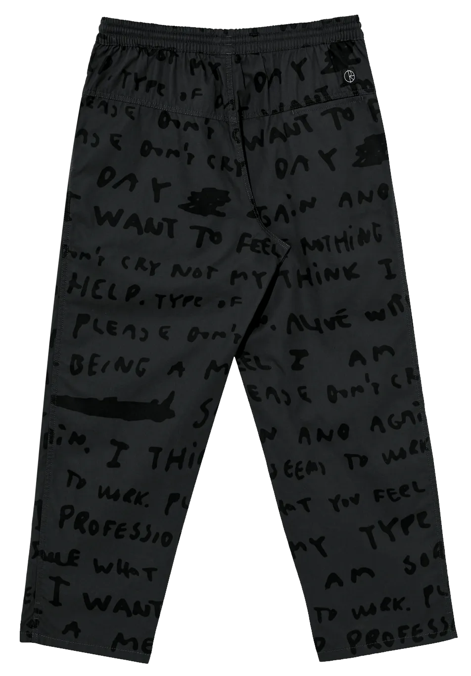 Polar Skate Co. Sad Notes Surf Pants Graphite