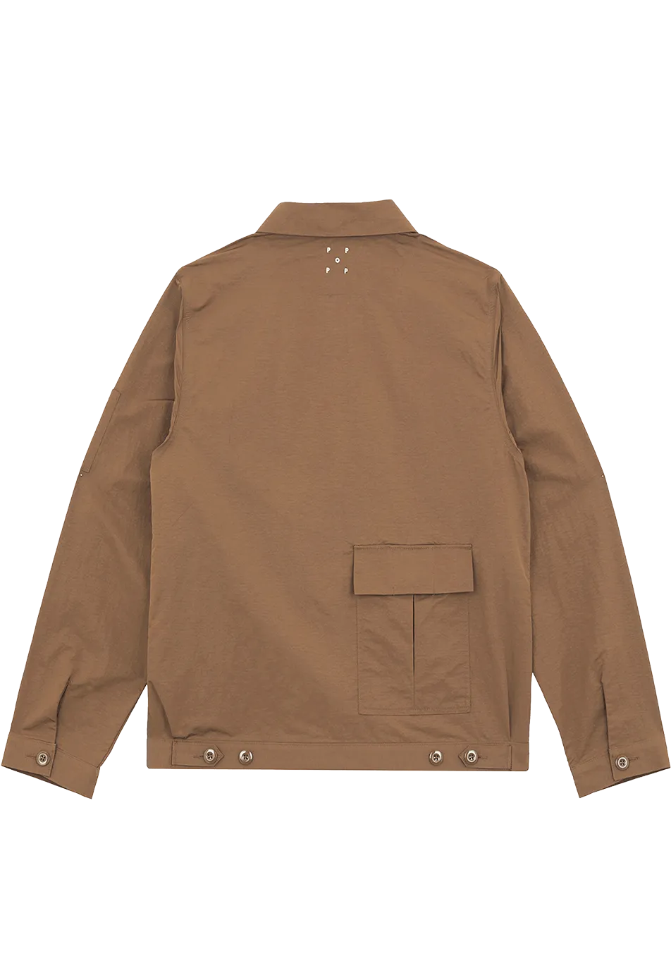 Dickies Skate x Pop Trading Co Eisenhower Jacket Rain Drum Brown - ARROW & BEAST
