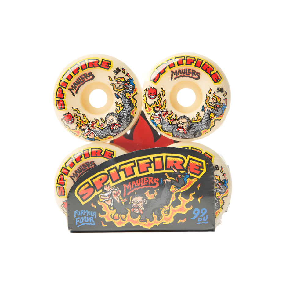 Spitfire Formula Four Conical Full Maulers 99A Wheels Natural