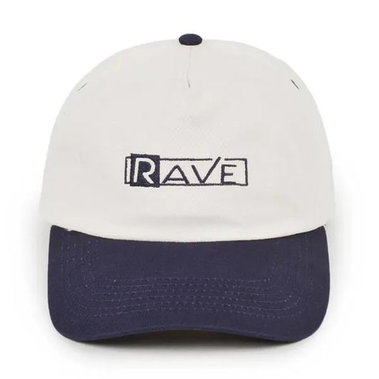 Rave Skateboards - RAVE X RAVE GROUP TRUCKER CAP OFF WHITE/NAVY - OFF WHITE / NAVY - ARROW & BEAST