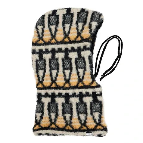The Trilogy Tapes TTT Repeat Reversible Knitted Hood Multi - ARROW & BEAST
