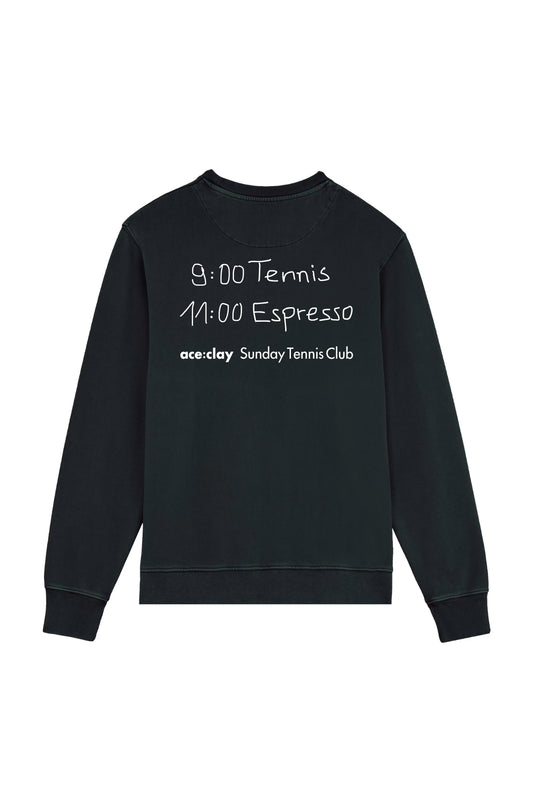 Sunday Tennis Club Sweater Black