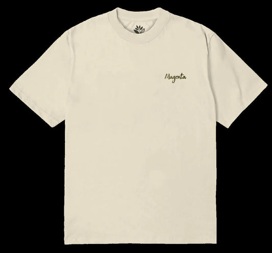 Magenta Skateboards - PETIT VELOURS TEE - NATURAL - Natural - ARROW & BEAST