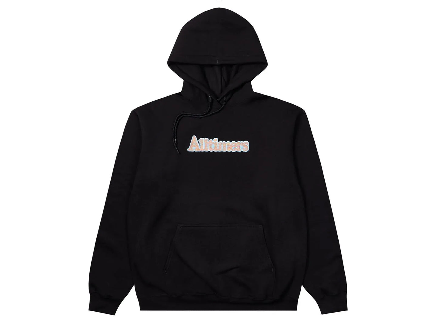 Alltimers - Broadway Multiyarn Embroidered Hoodie Black - Black - ARROW & BEAST