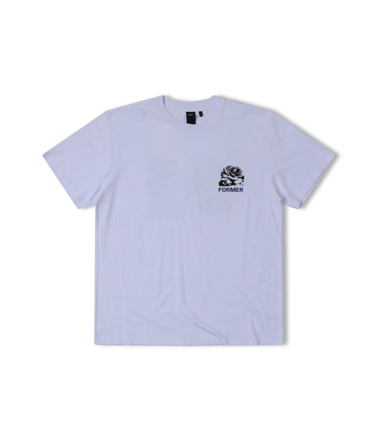 Former Merchandise - ROSE CRUX T-SHIRT - White - ARROW & BEAST