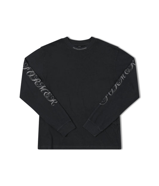 Former Merchandise - WIRE LS T-SHIRT - Washed Black - ARROW & BEAST