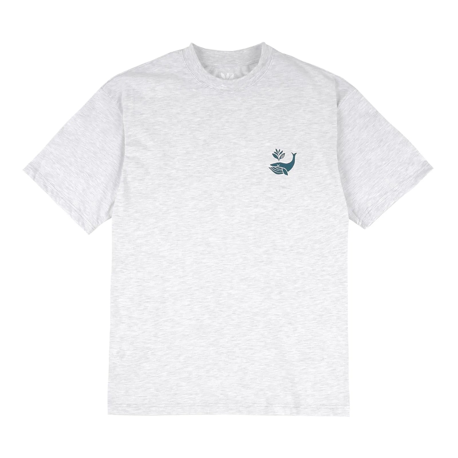 Magenta Skateboards - WHALE PLANT TEE - ASH - Ash - ARROW & BEAST