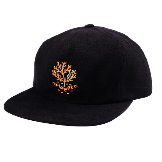 Magenta Skateboards - TREE SNAPBACK HAT - BLACK - Black - ARROW & BEAST