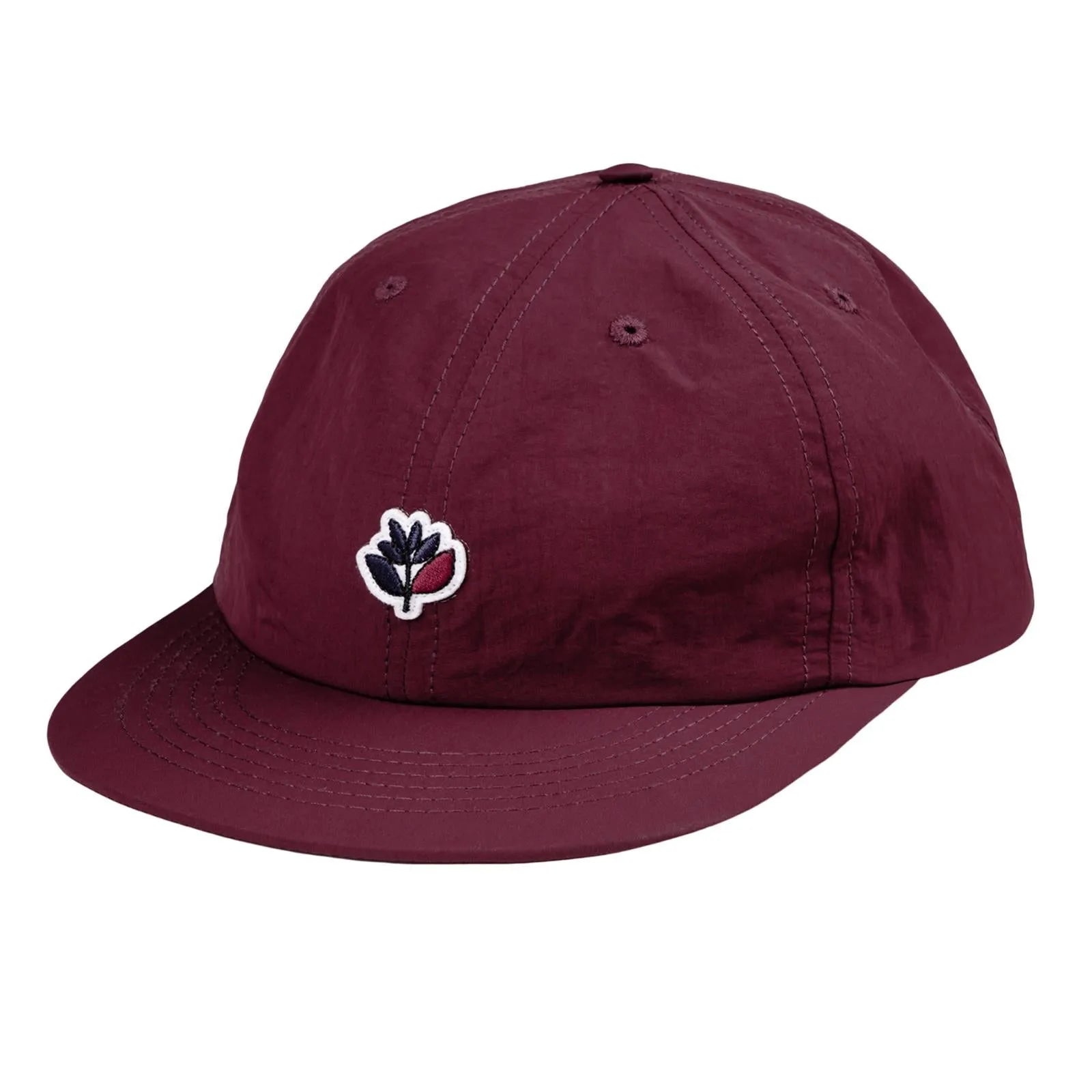 Magenta Skateboards - PLANT NYLON 6P HAT - BURGUNDY - Burgundy - ARROW & BEAST