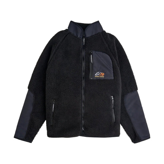 Rave Skateboards - F&B fleece jacket black - ARROW & BEAST