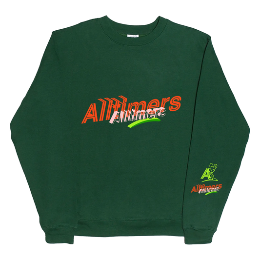 Alltimers Layers Crew Alpine Green - ARROW & BEAST