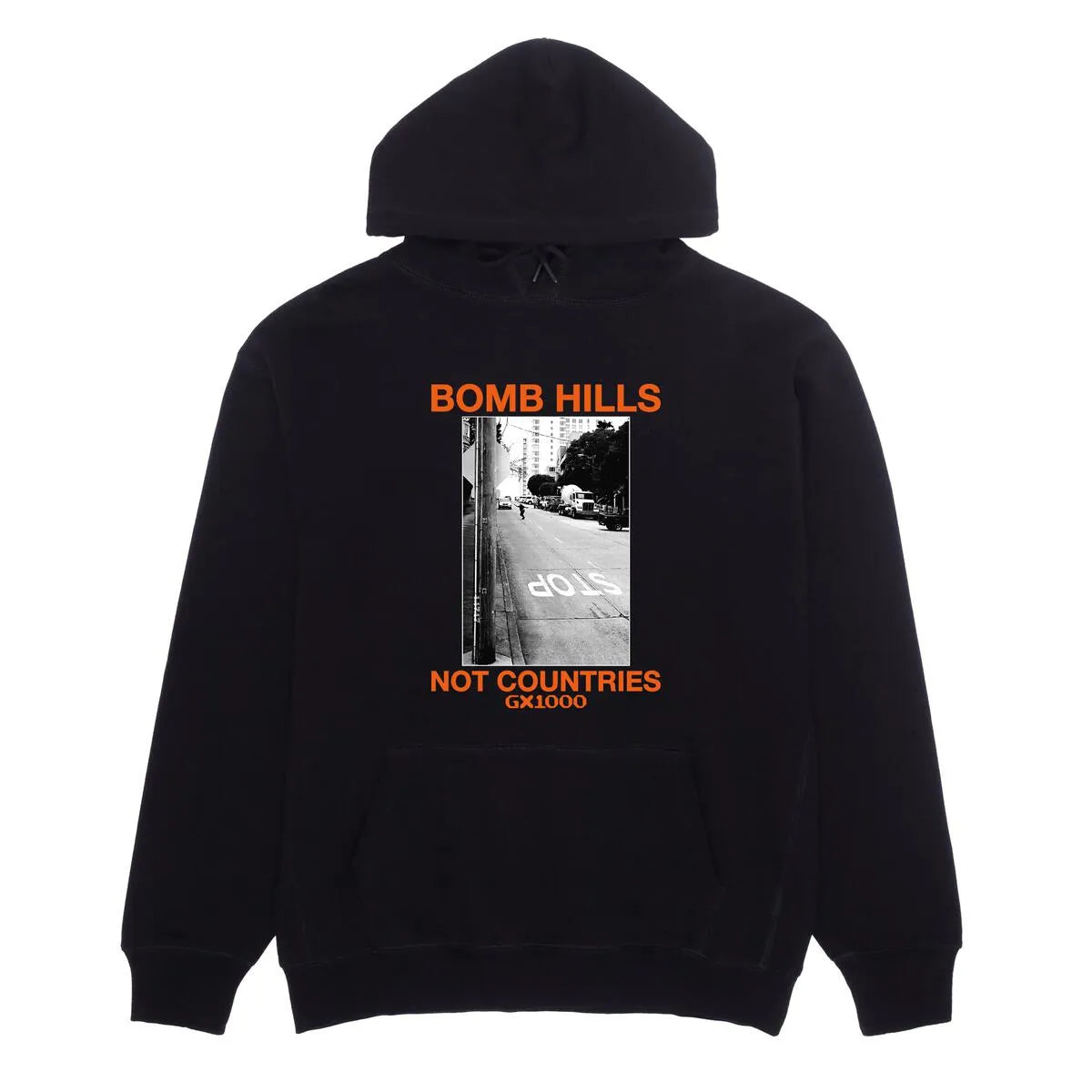 GX1000 Bomb Hills Hoodie Black - ARROW & BEAST