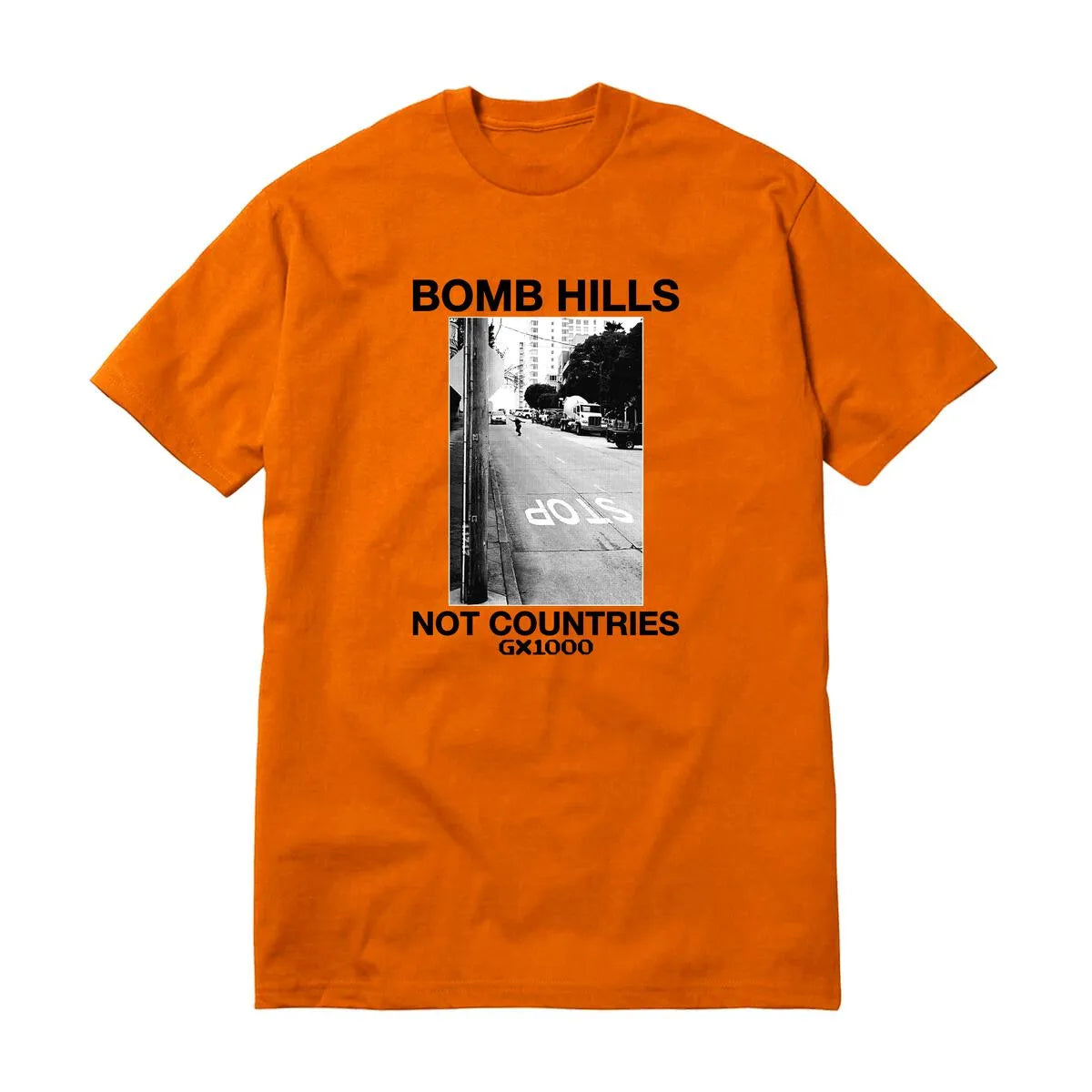 GX1000 Bomb Hills Tee Orange - ARROW & BEAST