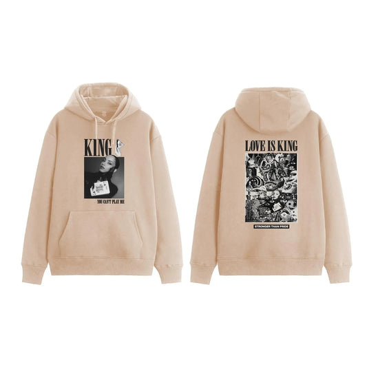 King Skateboards - "SPADES" HOOD - Tan - ARROW & BEAST