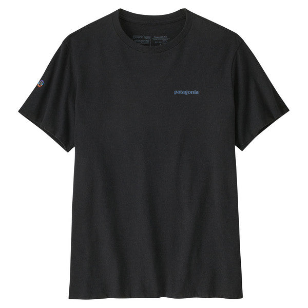 Patagonia Fitrz Roy Icon Responsibili-Tee Ink Black