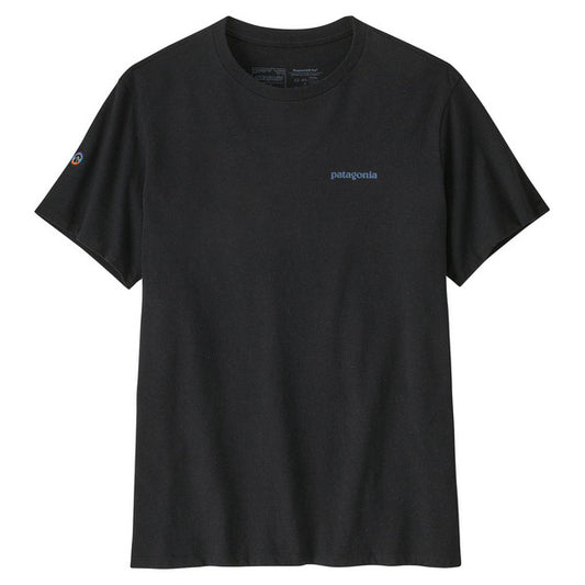 Patagonia Fitrz Roy Icon Responsibili-Tee Ink Black