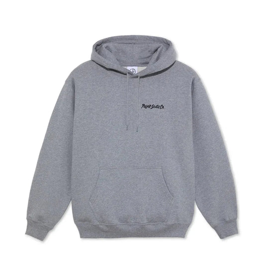 Polar Skate Co. Dave Hoodie Yoga Trippin Heather Grey - ARROW & BEAST