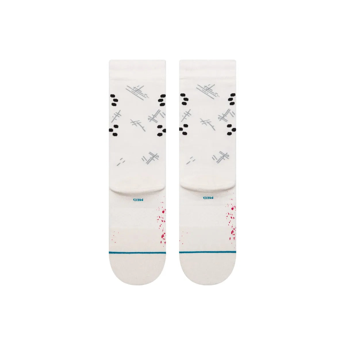 Stance Jason Crew Sock White - ARROW & BEAST