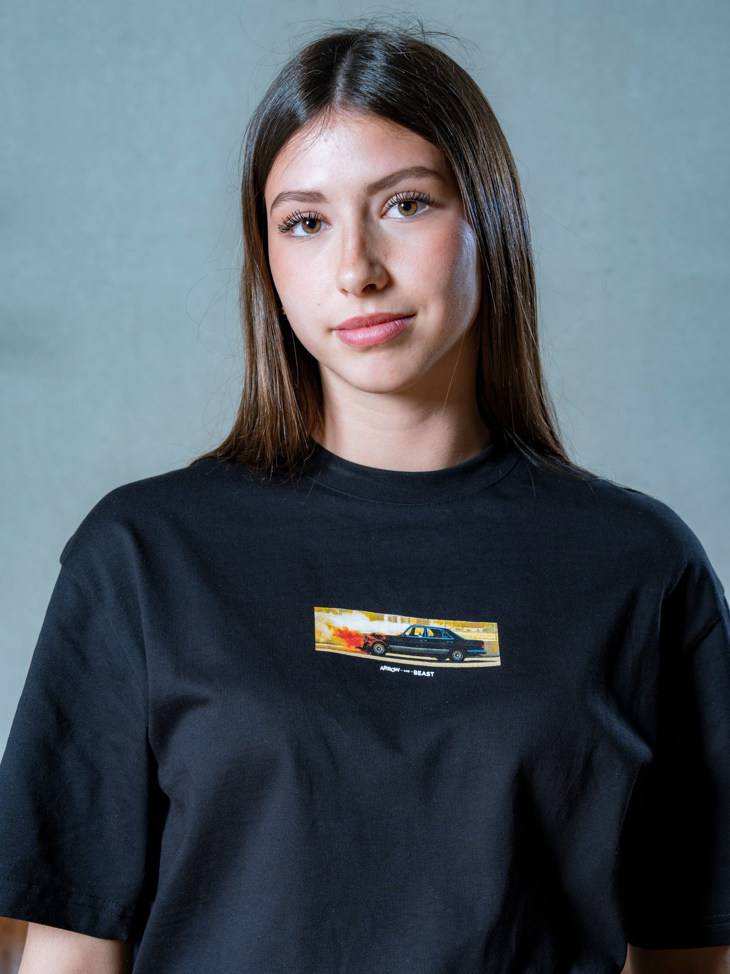 Arrow & Beast Auto Inferno T-Shirt Black