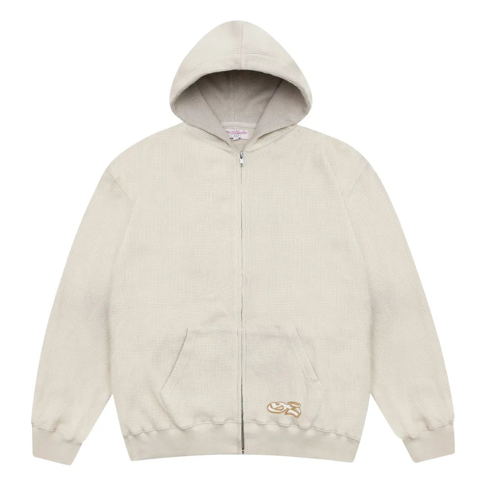 Yardsale XXX Bleached Waffle Hoodie Sand - ARROW & BEAST