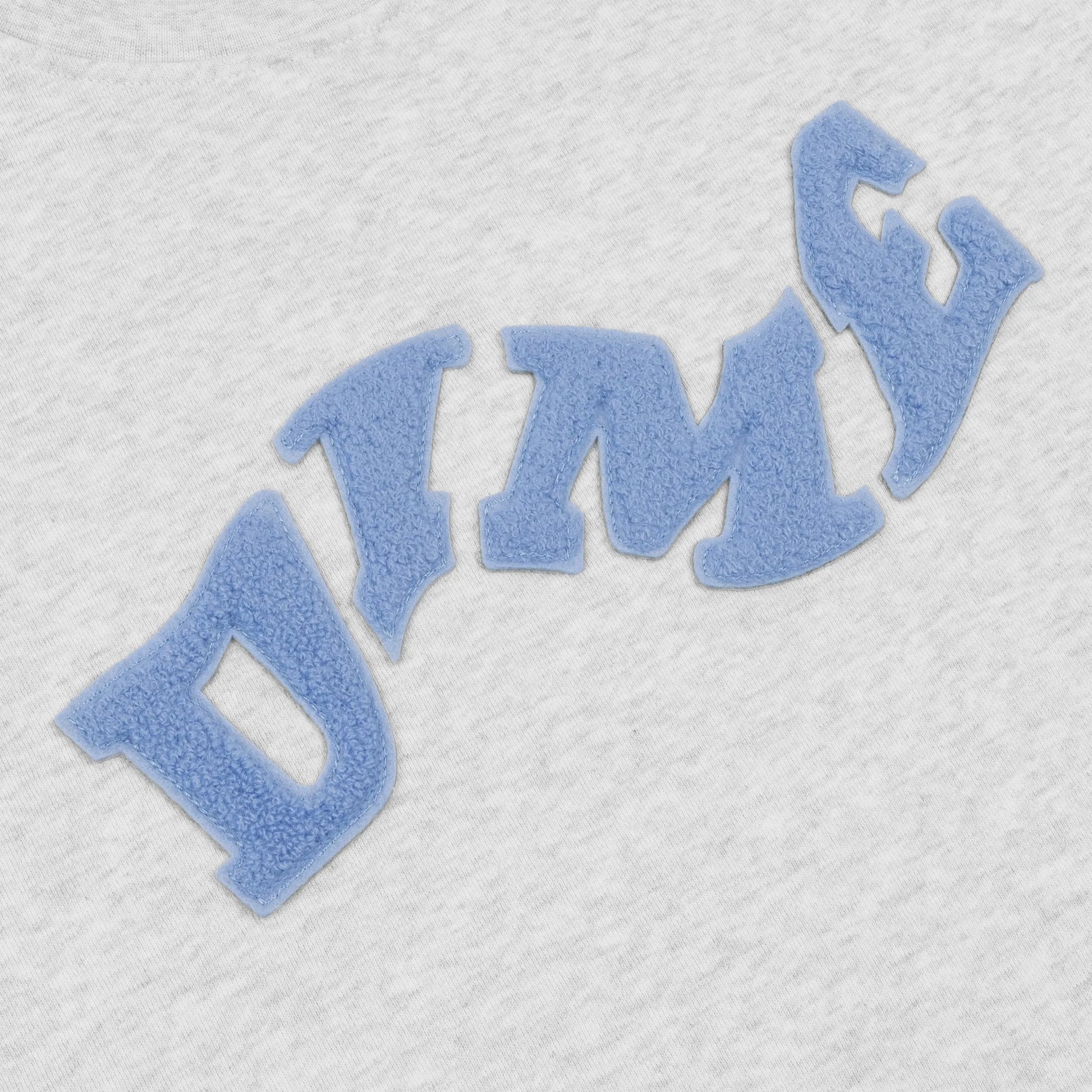 Dime MTL College Crewneck Ash Grey - ARROW & BEAST