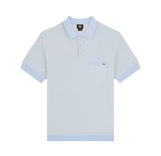 Dickies Rocky Knit Polo Short Sleeve Whitecap Grey