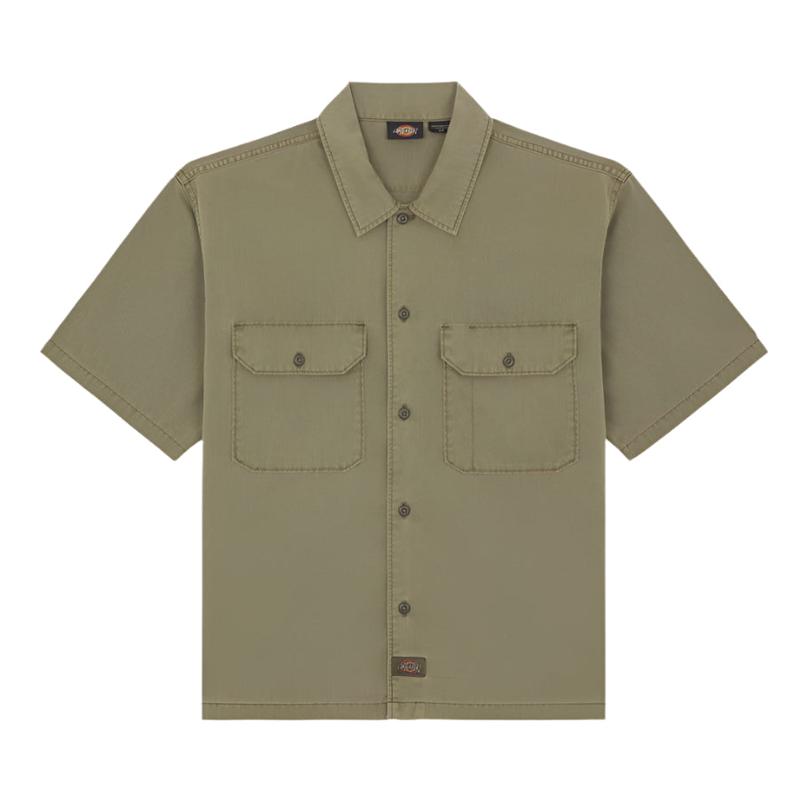Dickies Unionville Lightweight Work Shirt MilitaryGreen