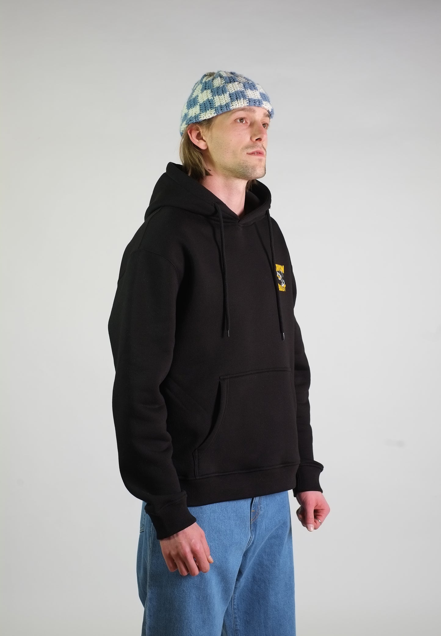 Arrow & Beast Doberman Hooded Sweatshirt Black