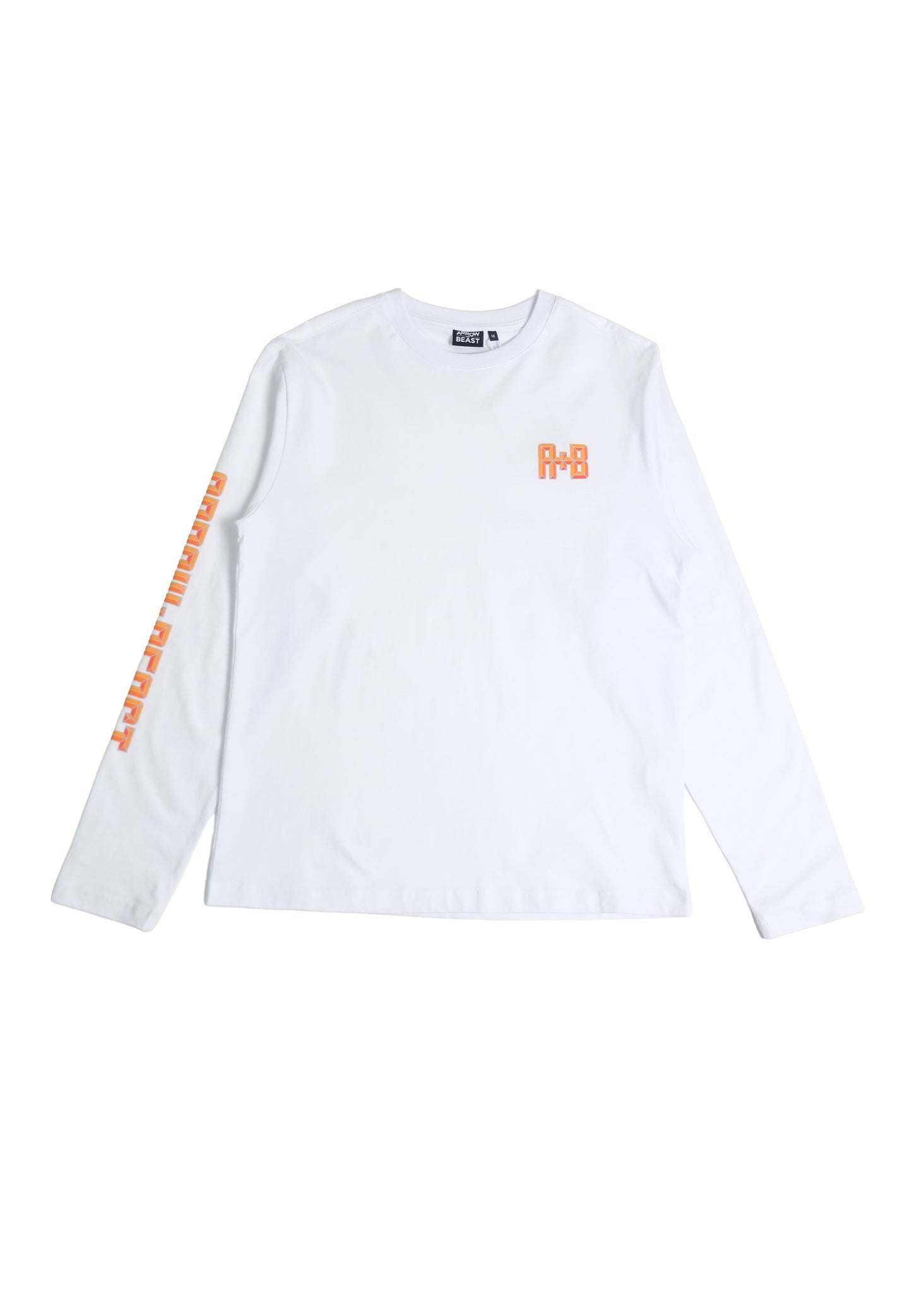 Arrow & Beast Tiles LS-Shirt White