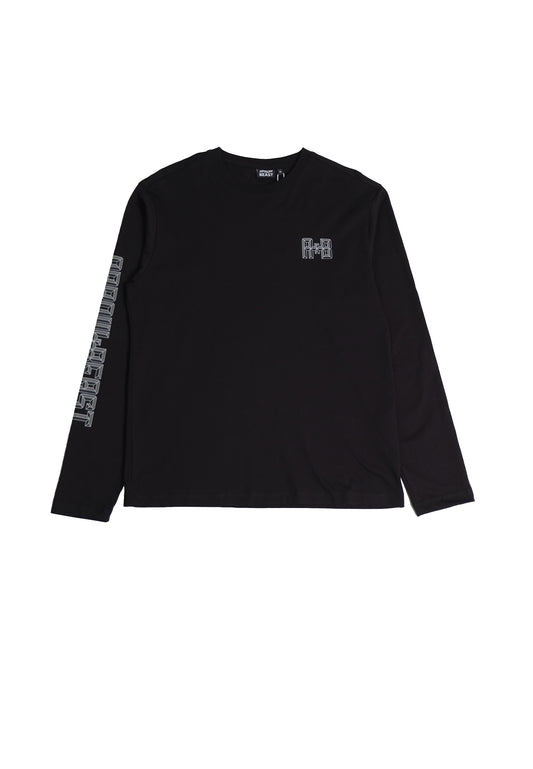 Arrow & Beast Tiles LS-Shirt Black