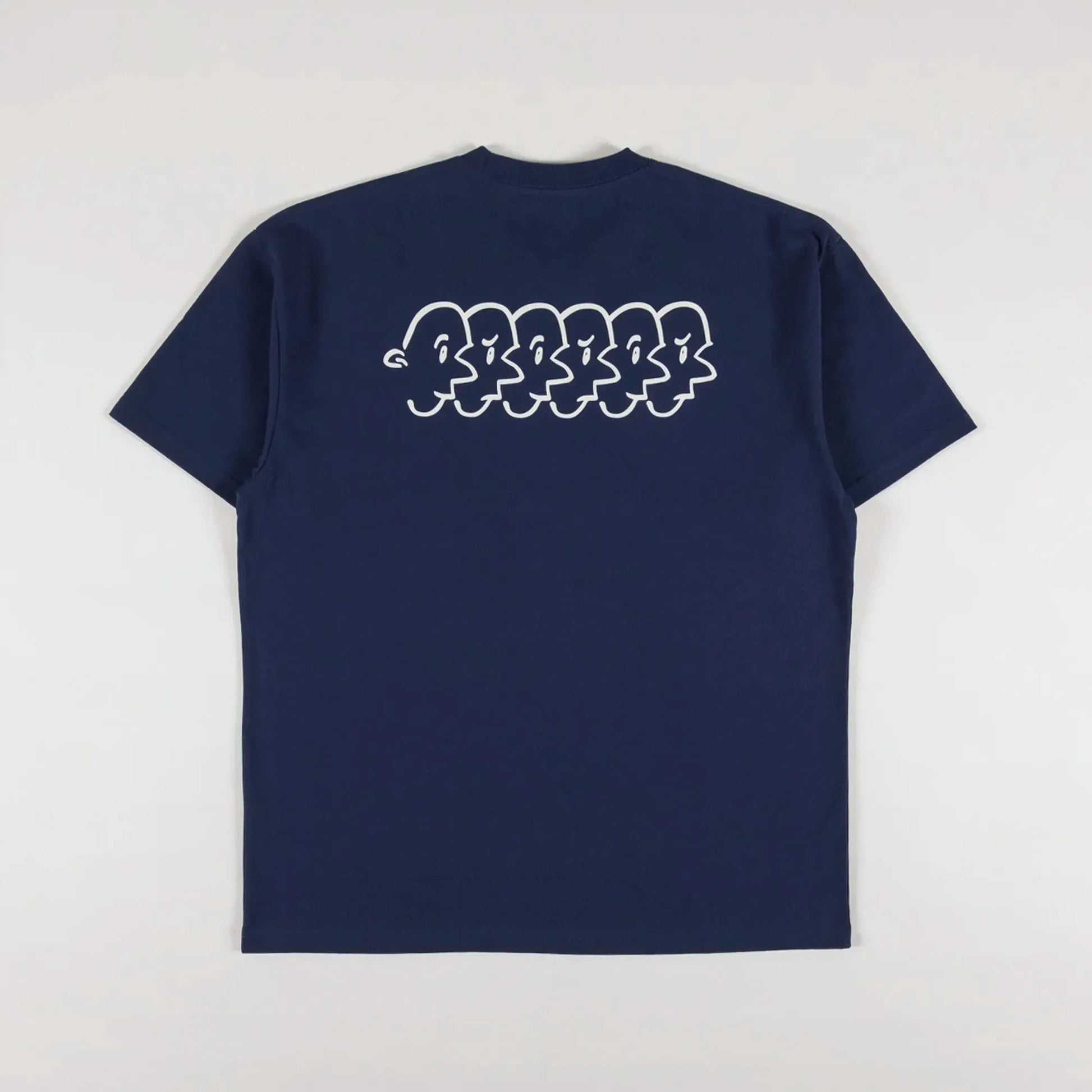 Polar Skate Co. Faces Tee New Navy - ARROW & BEAST
