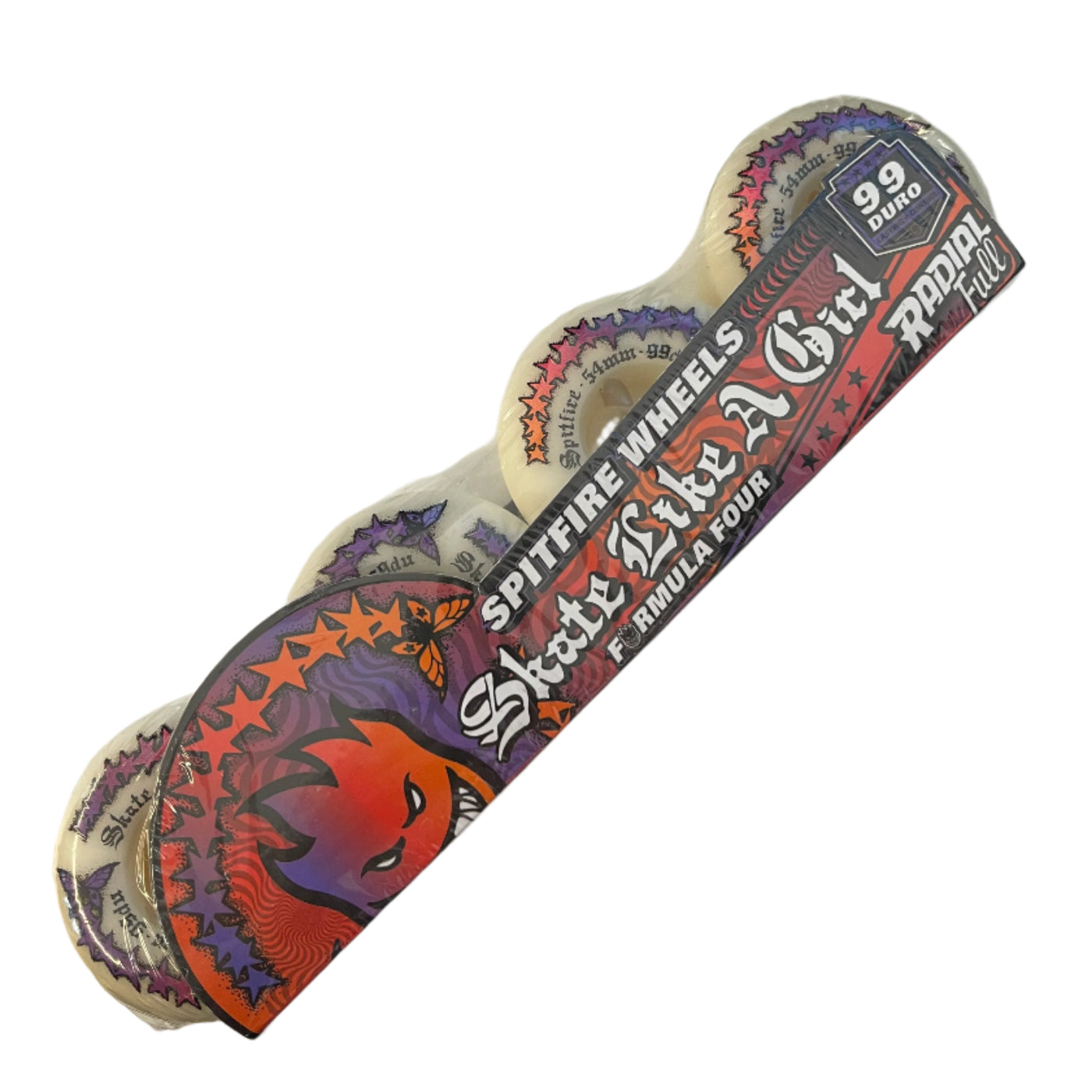Spitfire Formula Four Skate Like A Girl Radial Full 99A Wheels Natural