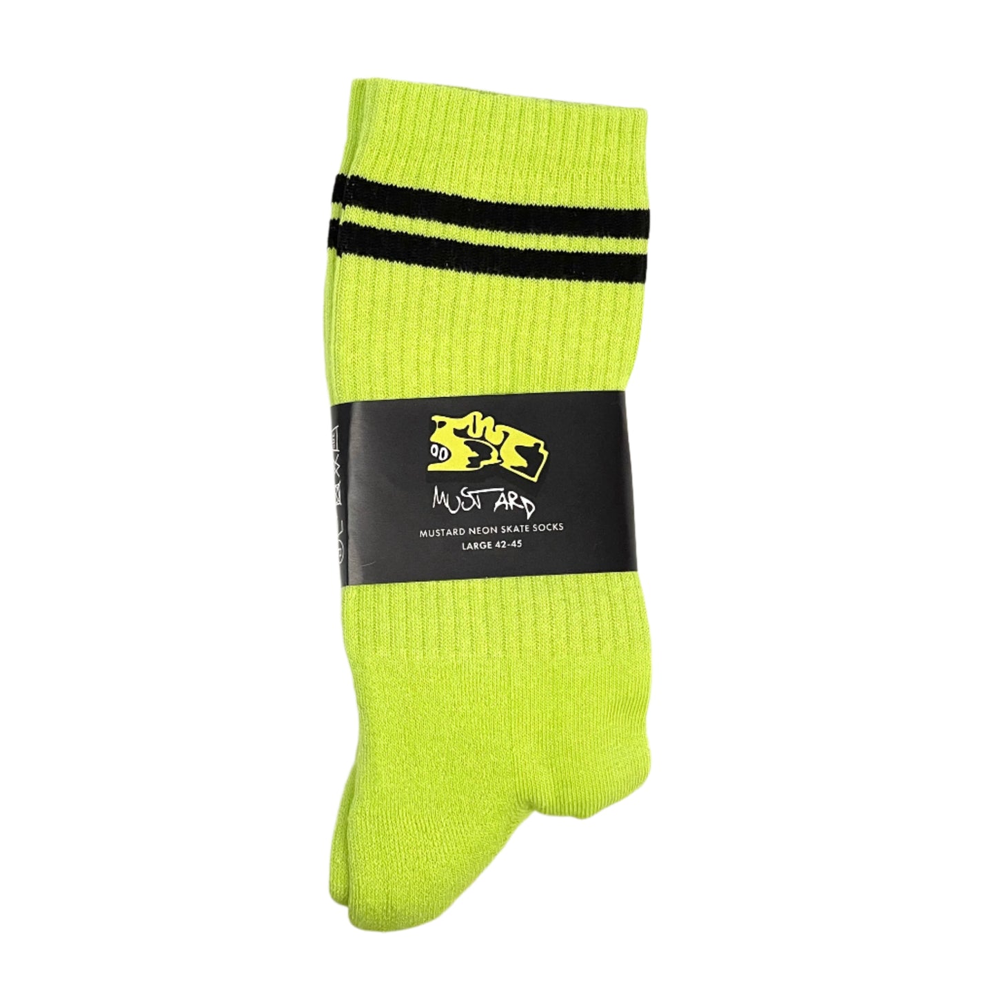 Mustard Skate Socks Neon Yellow