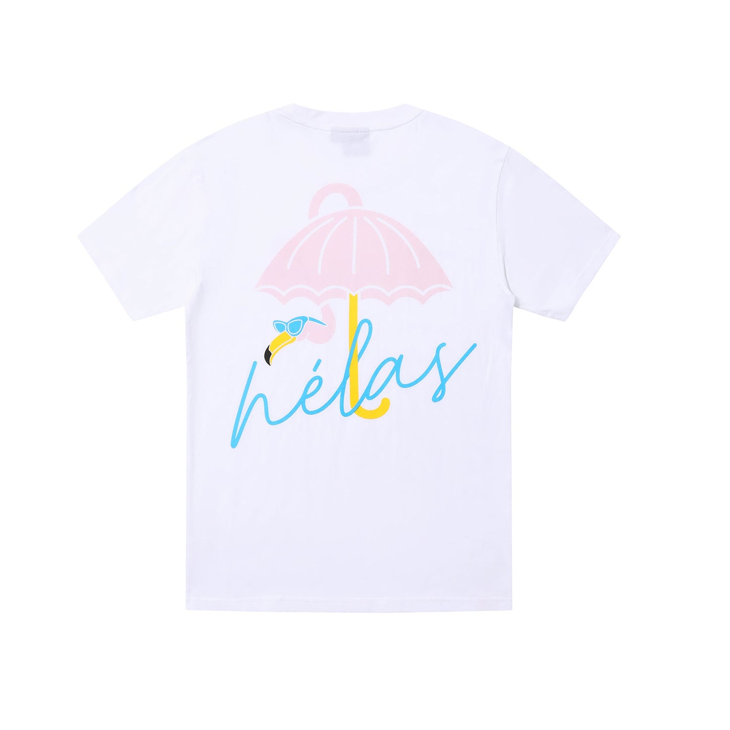 Helas Limited Flamingo Tee White