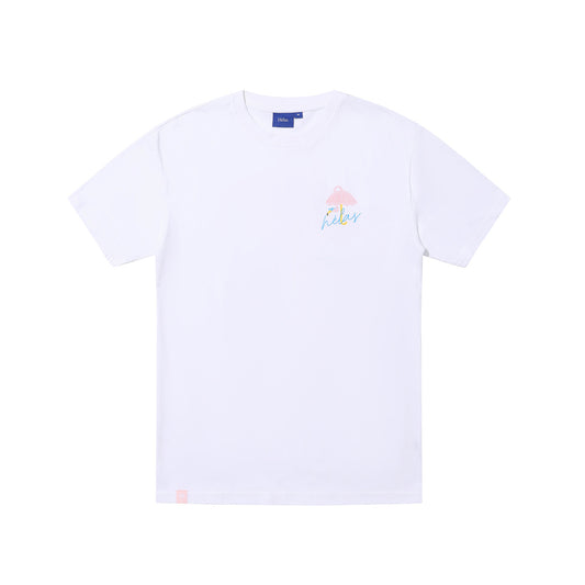 Helas Limited Flamingo Tee White