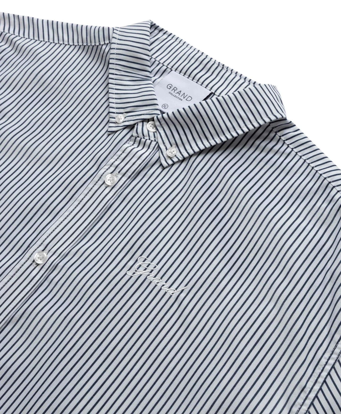 STRIPED POPLIN SHIRT WHITE