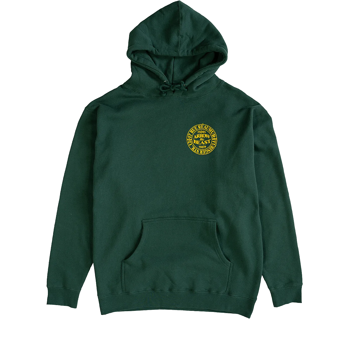 ARROW & BEAST Atelier Hoodie Green - ARROW & BEAST