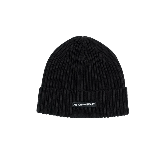 ARROW & BEAST Beanie Black - ARROW & BEAST
