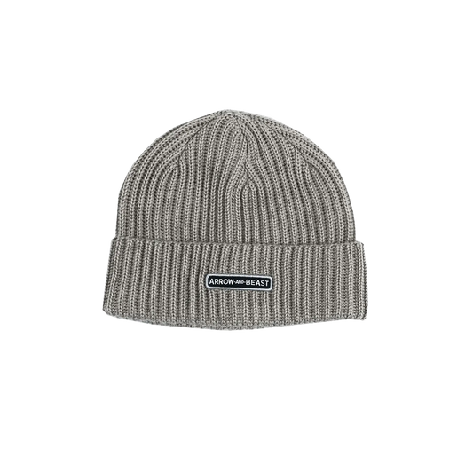 ARROW & BEAST Beanie Grey - ARROW & BEAST