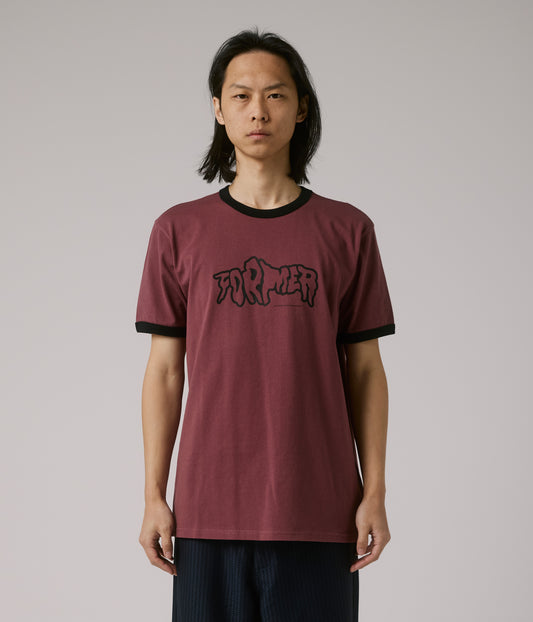 FORMER MERCHANDISE VANISH RINGER T-SHIRT PLUM