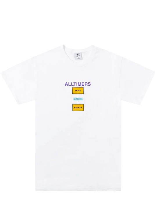Alltimers Form & Matter Tee White - ARROW & BEAST