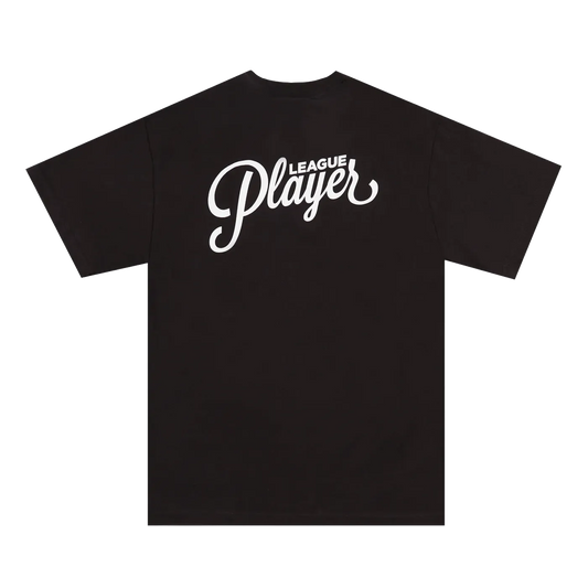 Alltimers League Player Tee Black White - ARROW & BEAST
